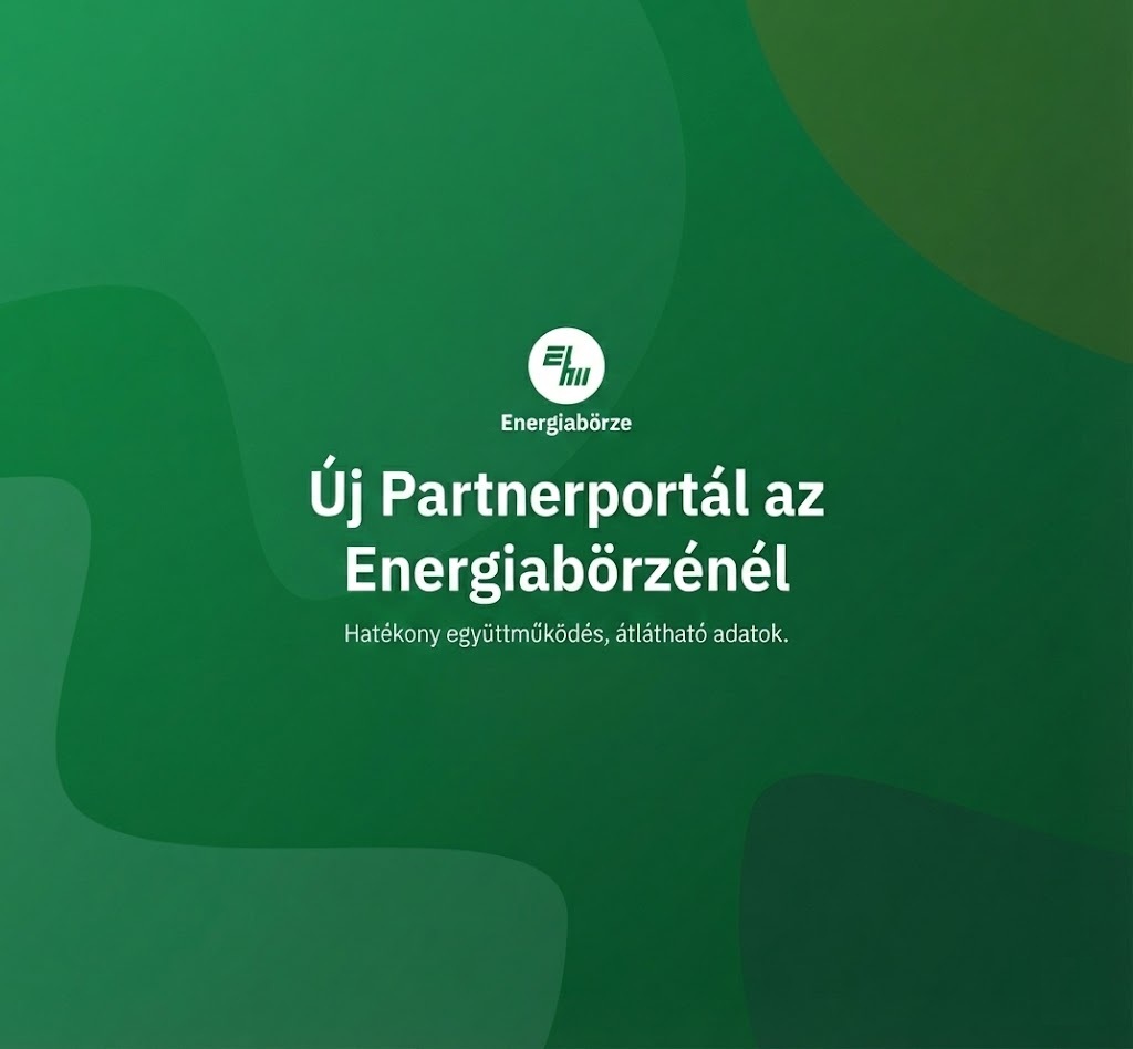 Energiabörze Partnerportál Dashboard